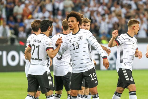 Fussball, UEFA Nations League League A - Gruppe 3 - Spieltag 4 Deutschland - Italien 14.06.2022, BORUSSIA-PARK Mönchengladbach Torjubel Deutschland zum 3-0 durch Thomas Müller (13, Deutschland) Foto: Herbertz Nico Herbertz Mönchengladbach BORUSSIA-PARK Nordrhein-Westfahlen Deutschland