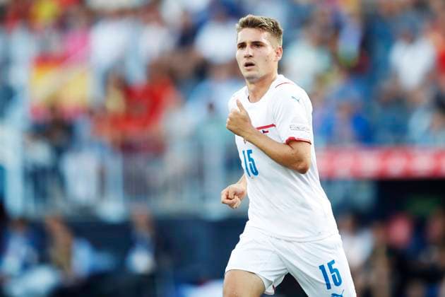 Michal Sadilek (CZE), JUNE 12, 2022 - Football Soccer : UEFA Nations League match between Spain 2-0 Czech Republic at the Estadio La Rosaleda in Malaga, Spain. Noxthirdxpartyxsales  (191158963)