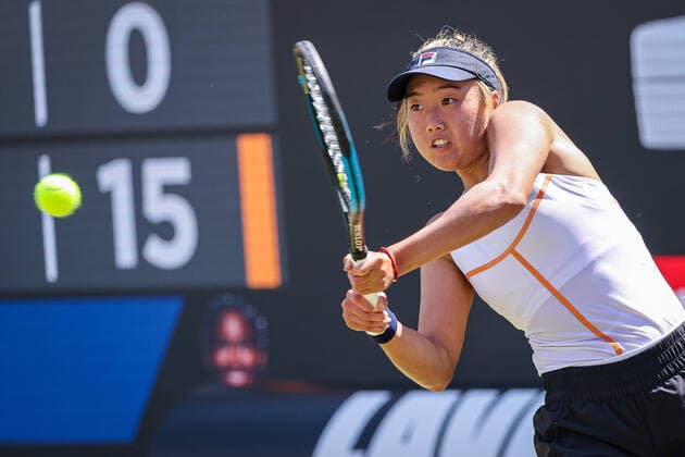 Ann LI USA, bett1open WTA, Tennis Damen 500, Berlin, LTTC Rot-Weiß , 15.06.2022, Copyright: xClaudioxGärtnerx