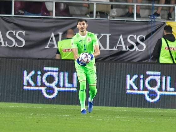 Florin Nita at the football match between Romania and Montenegro, counting for the League of Nations, held on Rapid Giulesti Stadium in Bucharest, Tuesday, June 14, 2022 Bucharest Copyright: xRazvanxPasarica SPORTxPICTURESx