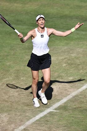 Andrea Petkovic, GER, during second round at 2022 bett1 Open in Berlin, 15 06 2022; -