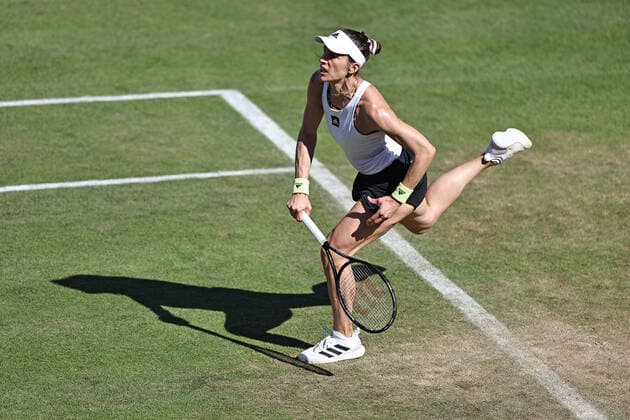 Andrea Petkovic, GER, during second round at 2022 bett1 Open in Berlin, 15 06 2022; -