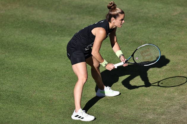 Maria Sakkari, GRE, during second round at 2022 bett1 Open in Berlin, 15 06 2022; -