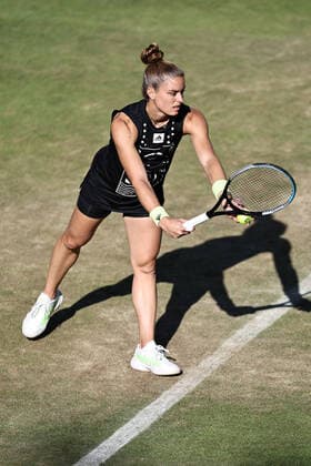 Maria Sakkari, GRE, during second round at 2022 bett1 Open in Berlin, 15 06 2022; -