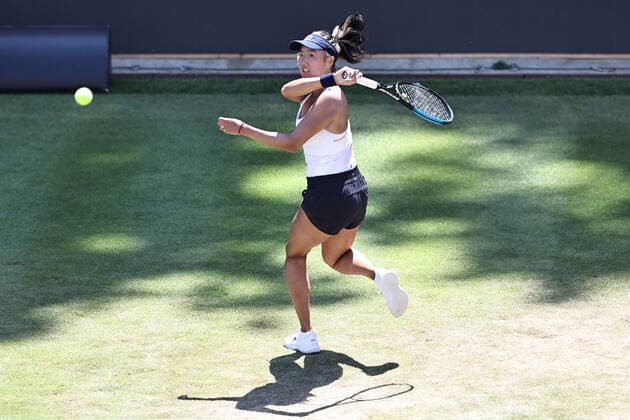 Ann Li, USA, during second round at 2022 bett1 Open in Berlin, 15 06 2022; -
