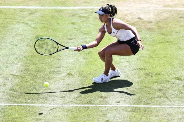 Ann Li, USA, during second round at 2022 bett1 Open in Berlin, 15 06 2022; -