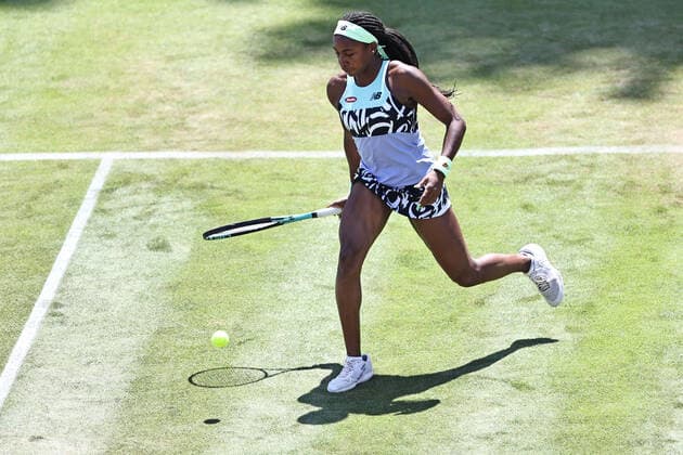 Coco Gauff, USA, during second round at 2022 bett1 Open in Berlin, 15 06 2022; -