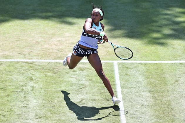 Coco Gauff, USA, during second round at 2022 bett1 Open in Berlin, 15 06 2022; -