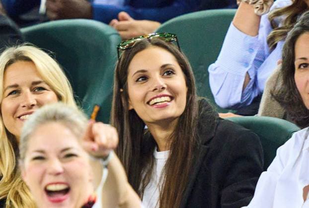 Mathea Fischer, girlfriend of Leon Goretzka in the UEFA Nations League 2022 match GERMANY - ITALY 5-2 in Season 2022 2023 on Juni 14, 2022 in Mönchengladbach, Germany.