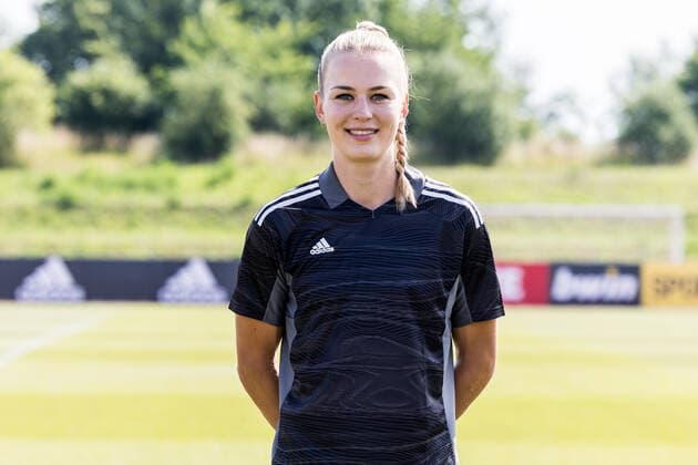 Frauen Nationalmannschaft Media Day; 16.06.2022 Merle Frohms Frauen Nationalmannschaft Media Day, Herzogenaurach, Adi-Dassler Stadion Copyright: xBEAUTIFULxSPORTS Wunderlx