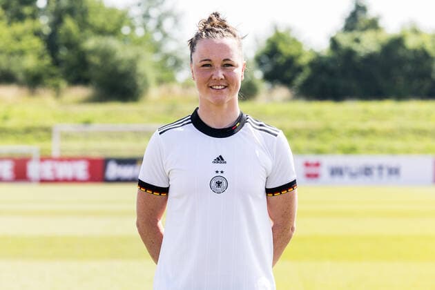 Frauen Nationalmannschaft Media Day; 16.06.2022 Marina Hegering Frauen Nationalmannschaft Media Day, Herzogenaurach, Adi-Dassler Stadion Copyright: xBEAUTIFULxSPORTS Wunderlx