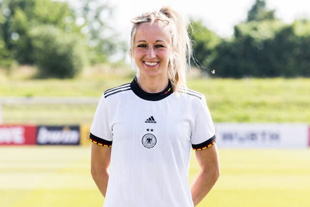 Frauen Nationalmannschaft Media Day; 16.06.2022 Kathrin Hendrich Frauen Nationalmannschaft Media Day, Herzogenaurach, Adi-Dassler Stadion Copyright: xBEAUTIFULxSPORTS Wunderlx