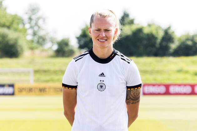 Frauen Nationalmannschaft Media Day; 16.06.2022 Maximiliane Rall Frauen Nationalmannschaft Media Day, Herzogenaurach, Adi-Dassler Stadion Copyright: xBEAUTIFULxSPORTS Wunderlx