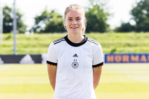 Frauen Nationalmannschaft Media Day; 16.06.2022 Sjoeke Nuesken Frauen Nationalmannschaft Media Day, Herzogenaurach, Adi-Dassler Stadion Copyright: xBEAUTIFULxSPORTS Wunderlx
