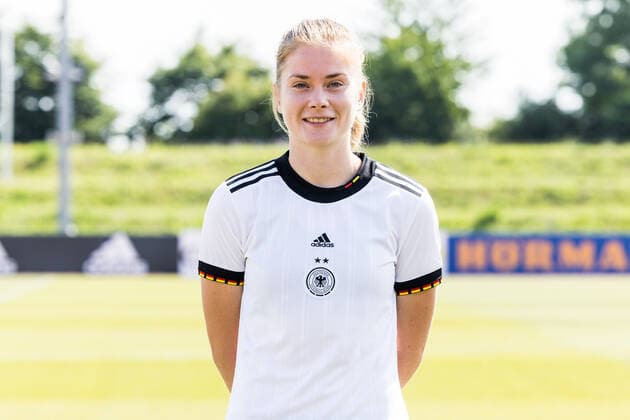 Frauen Nationalmannschaft Media Day; 16.06.2022 Sjoeke Nuesken Frauen Nationalmannschaft Media Day, Herzogenaurach, Adi-Dassler Stadion Copyright: xBEAUTIFULxSPORTS Wunderlx