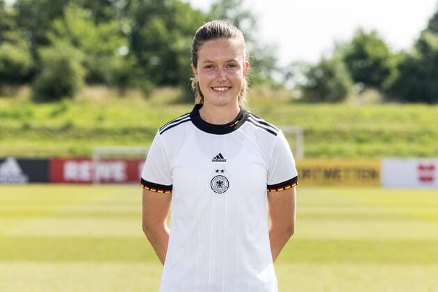 Frauen Nationalmannschaft Media Day; 16.06.2022 Jana Feldkamp Frauen Nationalmannschaft Media Day, Herzogenaurach, Adi-Dassler Stadion Copyright: xBEAUTIFULxSPORTS Wunderlx