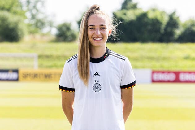 Frauen Nationalmannschaft Media Day; 16.06.2022 Sophia Kleinherne Frauen Nationalmannschaft Media Day, Herzogenaurach, Adi-Dassler Stadion Copyright: xBEAUTIFULxSPORTS Wunderlx