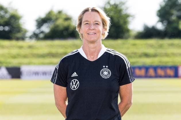 Frauen Nationalmannschaft Media Day; 16.06.2022 Martina Voss-Tecklenburg (Bundestrainerin) Frauen Nationalmannschaft Media Day, Herzogenaurach, Adi-Dassler Stadion Copyright: xBEAUTIFULxSPORTS Wunderlx