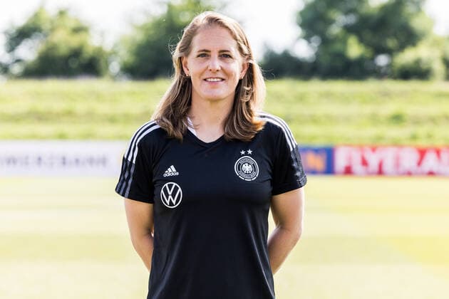 Frauen Nationalmannschaft Media Day; 16.06.2022 Britta Carlson (Assistenztrainerin) Frauen Nationalmannschaft Media Day, Herzogenaurach, Adi-Dassler Stadion Copyright: xBEAUTIFULxSPORTS Wunderlx
