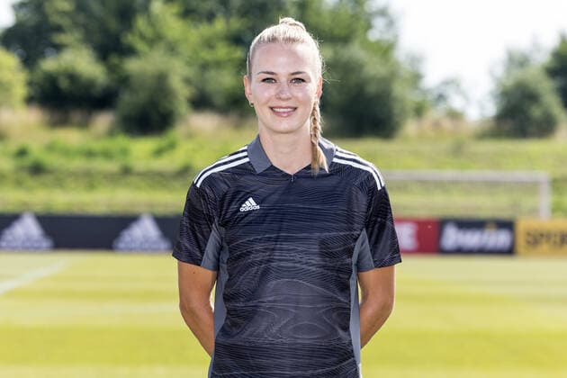 Frauen Nationalmannschaft Media Day; 16.06.2022 Merle Frohms Frauen Nationalmannschaft Media Day, Herzogenaurach, Adi-Dassler Stadion Copyright: xBEAUTIFULxSPORTS Wunderlx