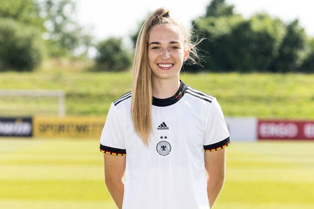 Frauen Nationalmannschaft Media Day; 16.06.2022 Sophia Kleinherne Frauen Nationalmannschaft Media Day, Herzogenaurach, Adi-Dassler Stadion Copyright: xBEAUTIFULxSPORTS Wunderlx