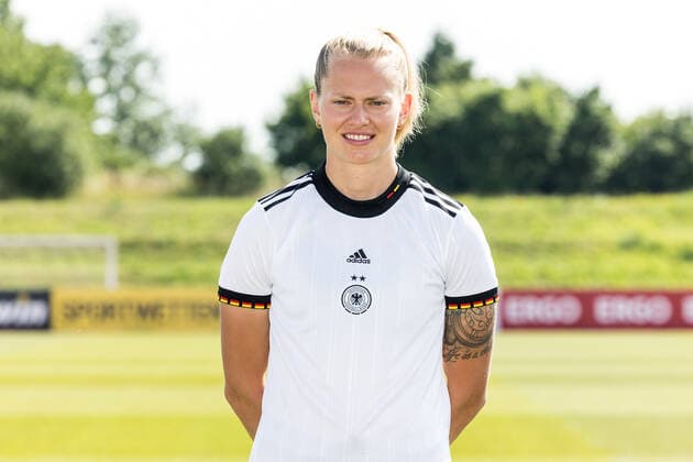 Frauen Nationalmannschaft Media Day; 16.06.2022 Maximiliane Rall Frauen Nationalmannschaft Media Day, Herzogenaurach, Adi-Dassler Stadion Copyright: xBEAUTIFULxSPORTS Wunderlx
