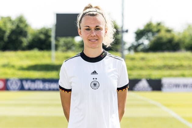 Frauen Nationalmannschaft Media Day; 16.06.2022 Lena Lattwein Frauen Nationalmannschaft Media Day, Herzogenaurach, Adi-Dassler Stadion Copyright: xBEAUTIFULxSPORTS Wunderlx