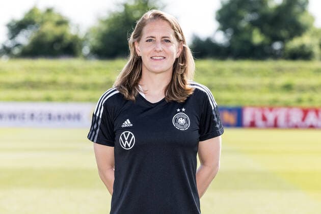 Frauen Nationalmannschaft Media Day; 16.06.2022 Britta Carlson (Assistenztrainerin) Frauen Nationalmannschaft Media Day, Herzogenaurach, Adi-Dassler Stadion Copyright: xBEAUTIFULxSPORTS Wunderlx