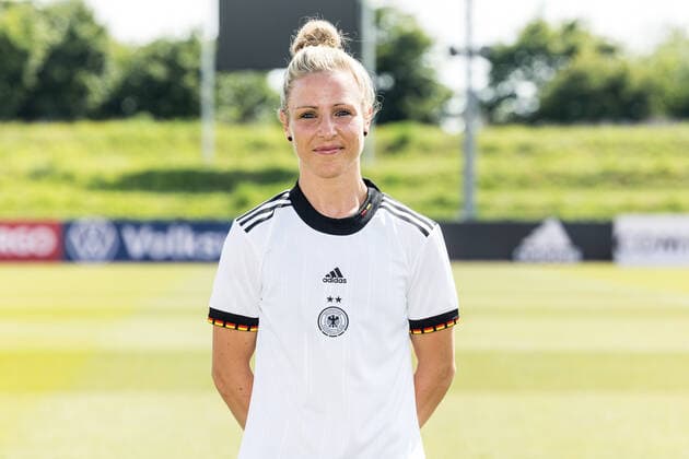 Frauen Nationalmannschaft Media Day; 16.06.2022 Svenja Huth Frauen Nationalmannschaft Media Day, Herzogenaurach, Adi-Dassler Stadion Copyright: xBEAUTIFULxSPORTS Wunderlx