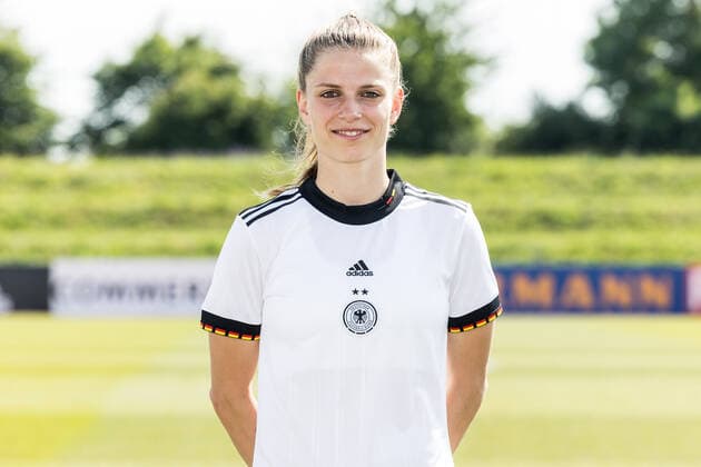 Frauen Nationalmannschaft Media Day; 16.06.2022 Tabea Wassmuth Frauen Nationalmannschaft Media Day, Herzogenaurach, Adi-Dassler Stadion Copyright: xBEAUTIFULxSPORTS Wunderlx