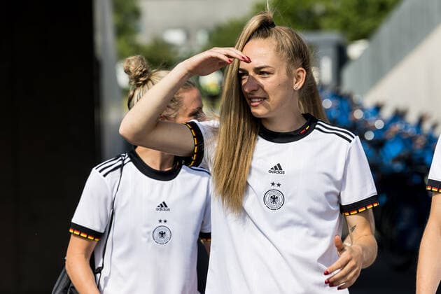 Frauen Nationalmannschaft Media Day; 16.06.2022 Sophia Kleinherne Frauen Nationalmannschaft Media Day, Herzogenaurach, Adi-Dassler Stadion Copyright: xBEAUTIFULxSPORTS Wunderlx