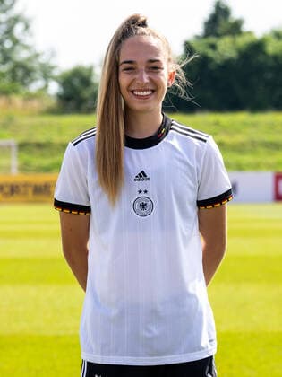 Sophia Kleinherne, Deutschland, Nationalmannschaft, Mannschaftsshooting, Fussball, Frauen, 16.06.2022 Deutschland, Nationalmannschaft, Mannschaftsshooting, Fussball, Frauen, 16.06.2022 Nuernberg Copyright: xMichaelxSchmidt Eibner-Pressefotx EP_MST
