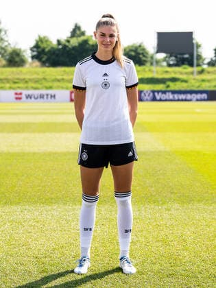 Jule Brand, Deutschland, Nationalmannschaft, Mannschaftsshooting, Fussball, Frauen, 16.06.2022 Deutschland, Nationalmannschaft, Mannschaftsshooting, Fussball, Frauen, 16.06.2022 Nuernberg Copyright: xMichaelxSchmidt Eibner-Pressefotx EP_MST
