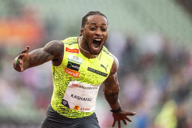 Sport Themen der Woche KW24 Sport Bilder des Tages 220616 Noah Malone of USA competes in men s 100 meter during the athletics competition Bislett Games on June 16, 2022 in Oslo. Photo: Carl Sandin BILDBYRAN kod CS VG0300 bbeng friidrett friidrott athletics diamond league bislett games 2022 bislett games *** 220616 Noah Malone of USA competes in men s 100 meter during the athletics competition Bislett Games on June 16, 2022 in Oslo Photo Carl Sandin BILDBYRAN kod CS VG0300 bbeng friidrett friidrott athletics diamond league bislett games 2022 bislett games,  Copyright: CARLxSANDIN BB220616CS063