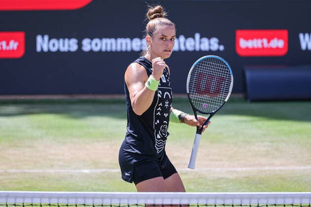 Maria SAKKARI GRE - jubelt, bett1open WTA, Tennis Damen 500, Berlin, LTTC Rot-Weiß , 17.06.2022, Copyright: xClaudioxGärtnerx