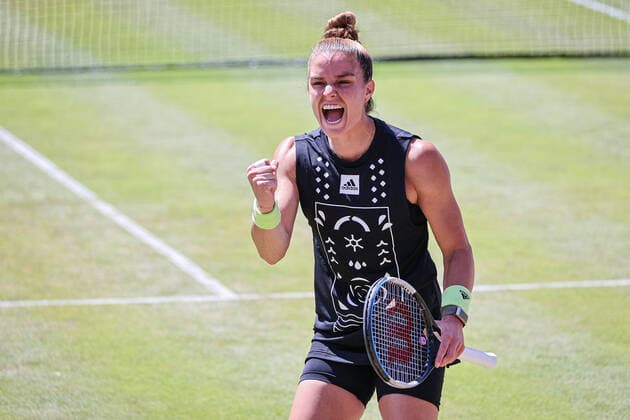 Maria SAKKARI GRE - jubelt, bett1open WTA, Tennis Damen 500, Berlin, LTTC Rot-Weiß , 17.06.2022, Copyright: xClaudioxGärtnerx