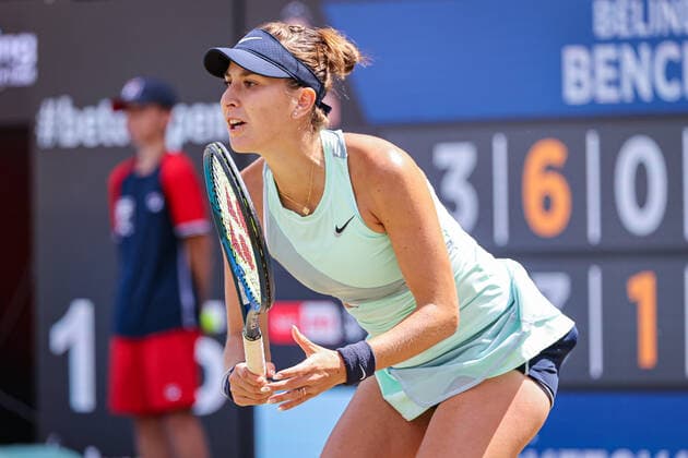 Belinda BENCIC SUI, bett1open WTA, Tennis Damen 500, Berlin, LTTC Rot-Weiß , 17.06.2022, Copyright: xClaudioxGärtnerx