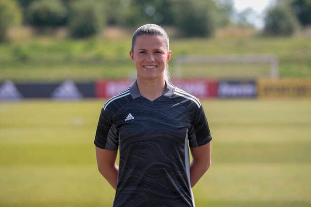 16.06.2022, Mediaday beim DFB-Team der Frauen, Deutschland, Herzogenaurach, Adi-Dassler-Sportplatz, Im Bild: Torhueterin Martina Tufekovic DFL REGULATIONS PROHIBIT ANY USE OF PHOTOGRAPHS AS IMAGE SEQUENCES AND OR QUASI-VIDEO. Copyright: HMBxMedia xJulienxBecker