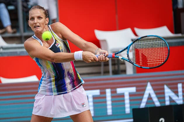 Karolina PLISKOVA CZE, bett1open WTA, Tennis Damen 500, Berlin, LTTC Rot-Weiß , 17.06.2022, Copyright: xClaudioxGärtnerx