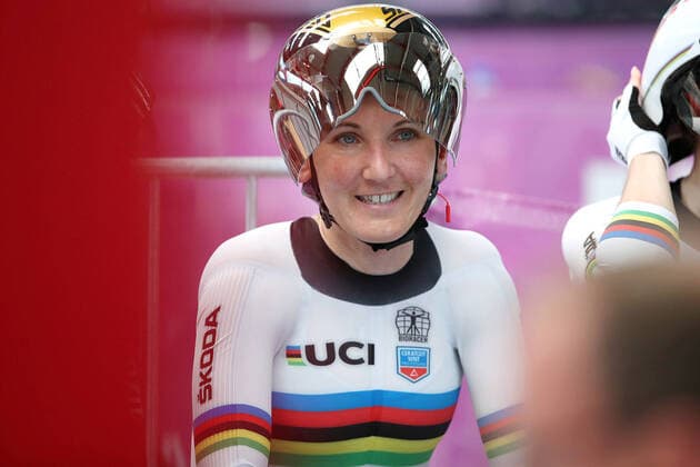 Kaarst, 15.06.22, 135. Deutsche Bahnradsportmeisterschaften, Tag 2, Sportforum Kaarst-Buettgen: Olympiasiegerin, Weltmeisterin und Doppel-Europameisterin Lisa Brennauer im Portrait bei der Bahn-DM Bahnradsportmeisterschaften 2022