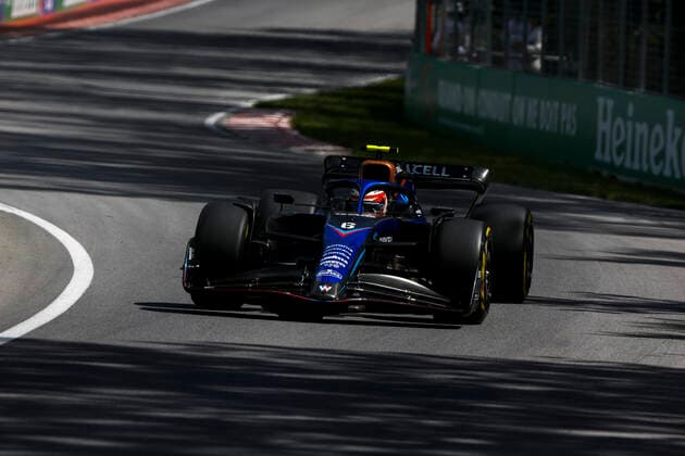 6 Nicholas Latifi (CAN, Williams Racing), F1 Grand Prix of Canada at Circuit Gilles-Villeneuve on June 17, 2022 in Montreal, Canada. (Photo by HOCH ZWEI) Montreal Canada