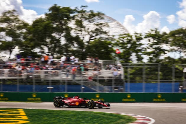 16 LECLERC Charles (mco), Scuderia Ferrari F1-75, action during the Formula 1 AWS Grand Prix du Canada 2022, 9th round of the 2022 FIA Formula One World Championship, WM, Weltmeisterschaft on the Circuit Gilles Villeneuve, from June 17 to 19, 2022 in Montreal, Canada - F1 - CANADIAN GRAND PRIX 2022 DPPI Panoramic  00122022_AV6_5929