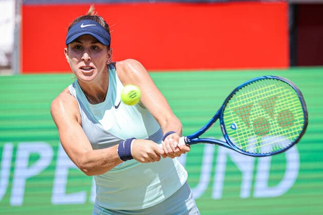 Belinda BENCIC SUI, bett1open WTA, Tennis Damen 500, Berlin, LTTC Rot-Weiß , 18.06.2022, Copyright: xClaudioxGärtnerx