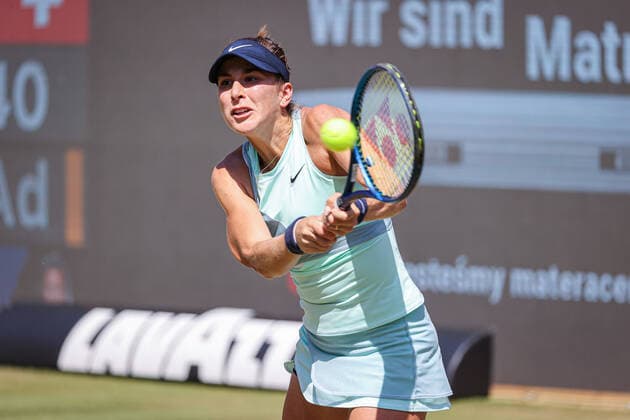 Belinda BENCIC SUI, bett1open WTA, Tennis Damen 500, Berlin, LTTC Rot-Weiß , 18.06.2022, Copyright: xClaudioxGärtnerx