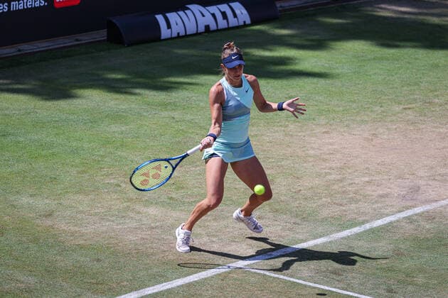Belinda BENCIC SUI, bett1open WTA, Tennis Damen 500, Berlin, LTTC Rot-Weiß , 18.06.2022, Copyright: xClaudioxGärtnerx