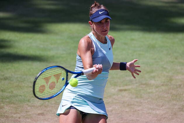 Belinda BENCIC SUI, bett1open WTA, Tennis Damen 500, Berlin, LTTC Rot-Weiß , 18.06.2022, Copyright: xClaudioxGärtnerx
