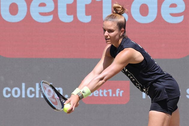 DEU, Tennis, Bett1-Open, 18.06.2022, Rot-Weiss Tennisanlage, Berlin, DEU, Tennis, Bett1-Open, im Bild Damen Einzel: 2 Maria SAKKARI GRE Foto: Juergen Engler nordphoto GmbH