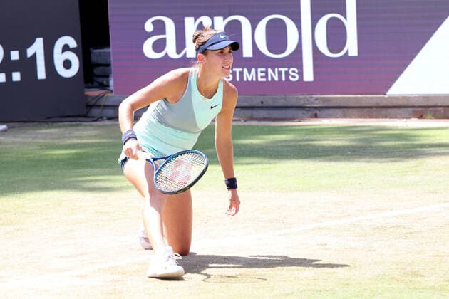 DEU, Tennis, Bett1-Open, 18.06.2022, Rot-Weiss Tennisanlage, Berlin, DEU, Tennis, Bett1-Open, im Bild Damen Einzel: 8 Belinda BENCIC SUI Foto: Juergen Engler nordphoto GmbH