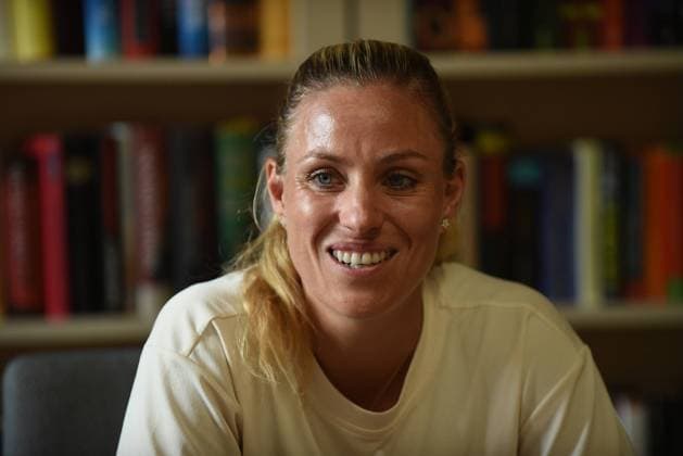 18.06.2022 Bad Homburg vor der Höhe, Kurpark WTA, Tennis Damen 250 Bad Homburg Open Tennisprofi Angelique Kerber bei der Pressekonferenz emspor, DFL regulations prohibit any use of photographs as image sequences and or quasi-video