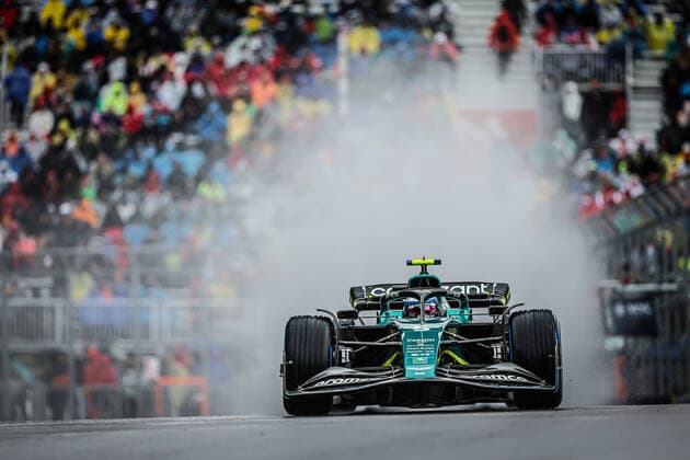 05 VETTEL Sebastian (ger), Aston Martin F1 Team AMR22, action during the Formula 1 AWS Grand Prix du Canada 2022, 9th round of the 2022 FIA Formula One World Championship, WM, Weltmeisterschaft on the Circuit Gilles Villeneuve, from June 17 to 19, 2022 in Montreal, Canada - F1 - CANADIAN GRAND PRIX 2022 DPPI Panoramic  GOOD1156